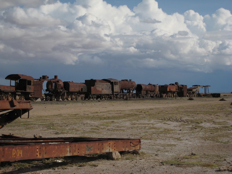 Cmentarzysko pociągów w Boliwii