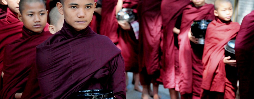 Birma - mnisi buddyjscy