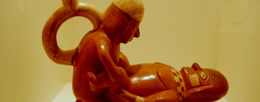 Erotyczne naczynia kultury Moche z Peru
